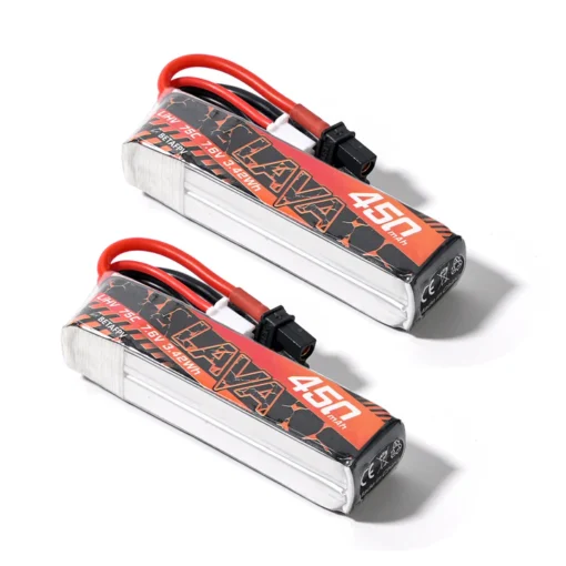 Baterija BETAFPV LAVA 450mAh 2S 75C – XT30 (2VNT)
