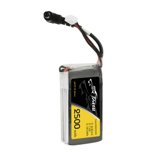 Akumuliatorius Tattu 2500mAh 7.4V 2S Lipo FPV akiniams - DC5.5mm - Image 4