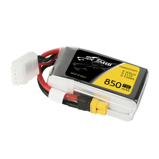 Akumuliatorius Tattu 850mAh 11.1V 75C 3S1P Lipo - XT30 – vaizdas 3