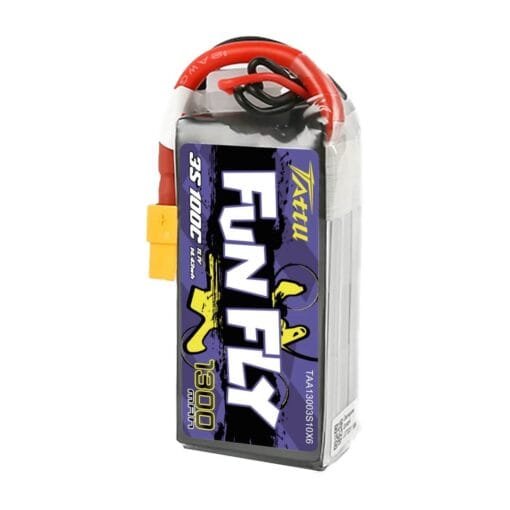 Akumuliatorius Tattu Funfly Series 1300mAh 11.1V 100C 3S1P –  XT60 - Image 4