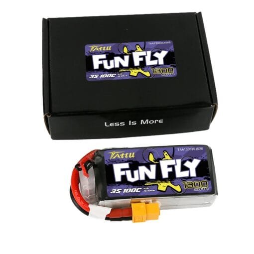 Akumuliatorius Tattu Funfly Series 1300mAh 11.1V 100C 3S1P –  XT60 - Image 5