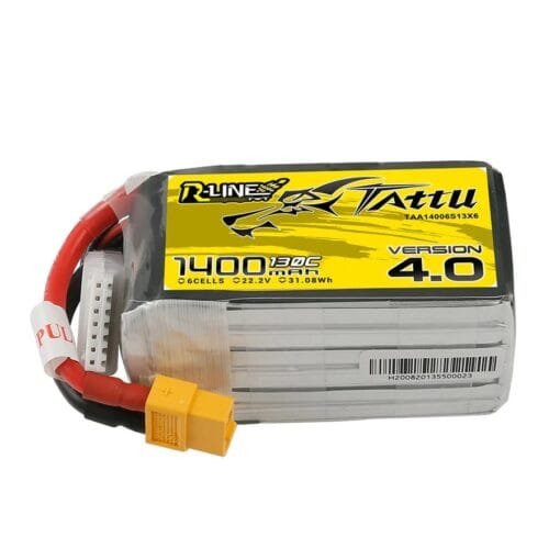 Baterija Tattu R-Line Version 4.0 1400mAh 6S 22.2V 130C – XT60