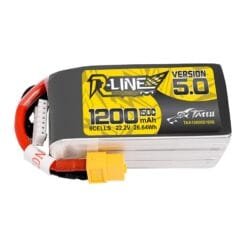 Baterija Tattu R-Line Version 5.0 1200mAh 22.2V 150C 6S – XT60