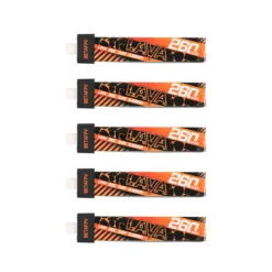 Akumuliatorius BETAFPV LAVA 1S 260mAh 80C – BT2.0 (5vnt)