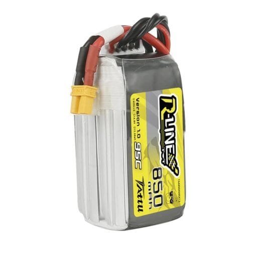 Akumuliatorius Tattu R-Line 850mAh 14.8V 4S 95C Lipo – XT30 – vaizdas 4