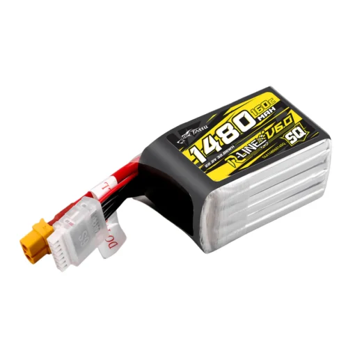 Akumuliatorius Tattu R-Line V6 1480mAh 22.2V 6S 160C LiPo – XT60 [SQ] - Image 4