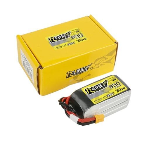 Akumuliatorius Tattu R-Line 850mAh 14.8V 4S 95C Lipo – XT30 – vaizdas 5