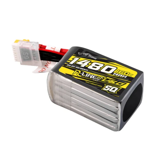 Akumuliatorius Tattu R-Line V6 1480mAh 22.2V 6S 160C LiPo – XT60 [SQ] - Image 3