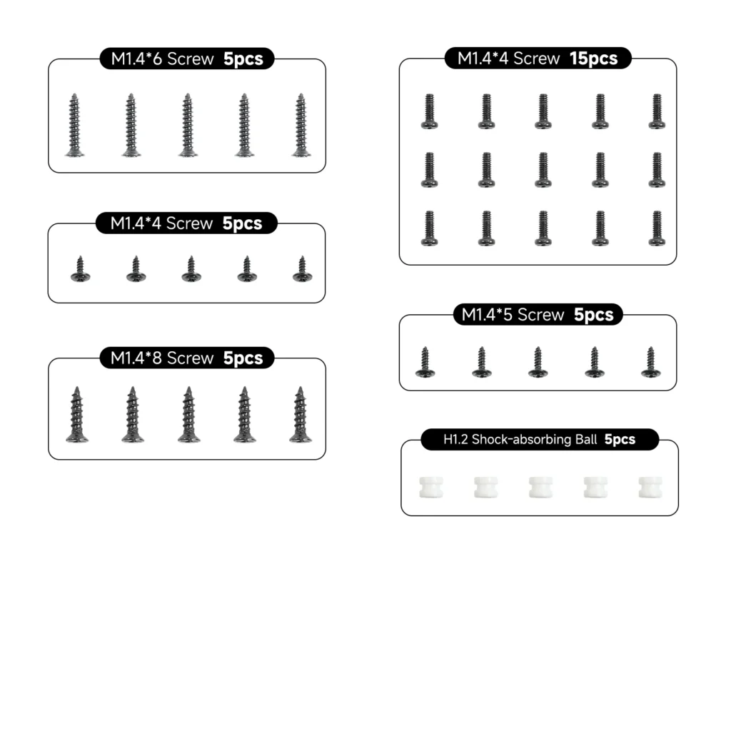 1dronas.lt: BETAFPV Aquila16 varžtų rinkinys