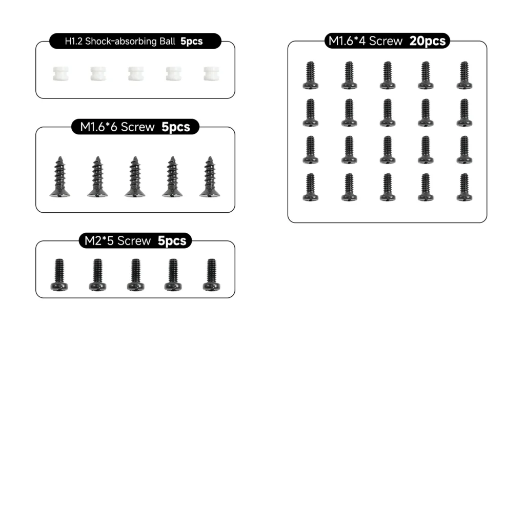 1dronas.lt: BETAFPV Cetus X varžtų rinkinys