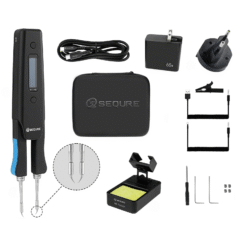 SEQURE HT140 2-in-1 litavimo žnyplės ir lituoklis su 65W adapteriu