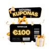 Dovanų kuponas 100 eurų vertės