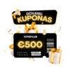Dovanų kuponas 500 eurų vertės