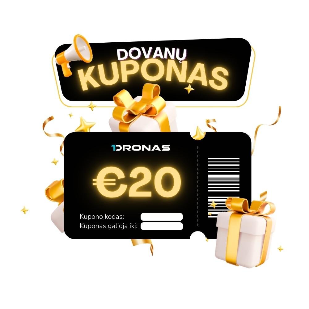Dovanų kuponas 20 eurų vertės