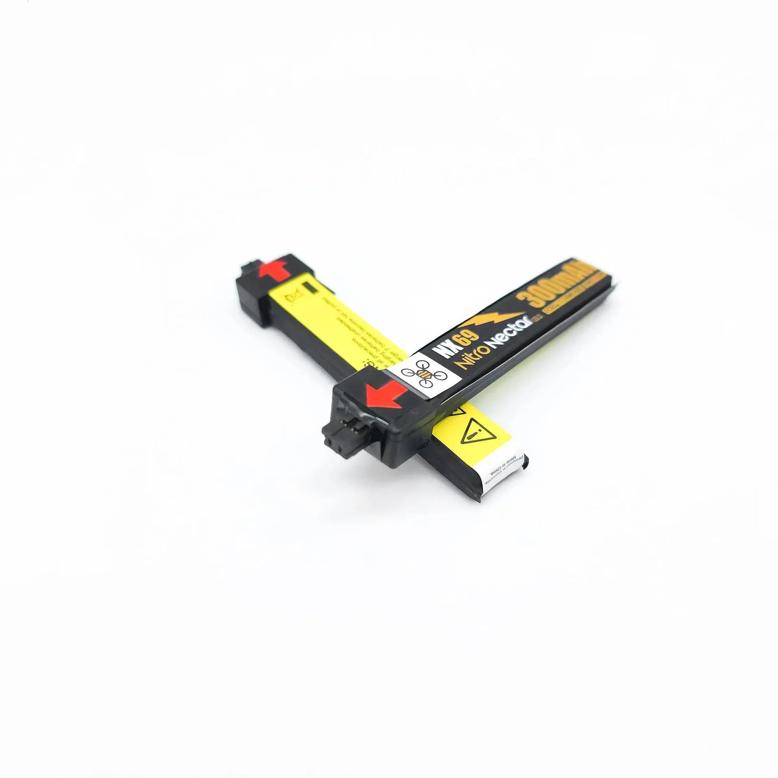 Akumuliatorius NewBeeDrone Nitro Nectar 300mAh HV 1S 80C - NX69 (4vnt) - Image 5