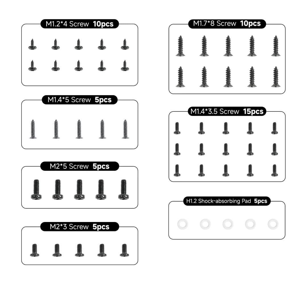 BETAFPV Aquila20 varžtų rinkinys