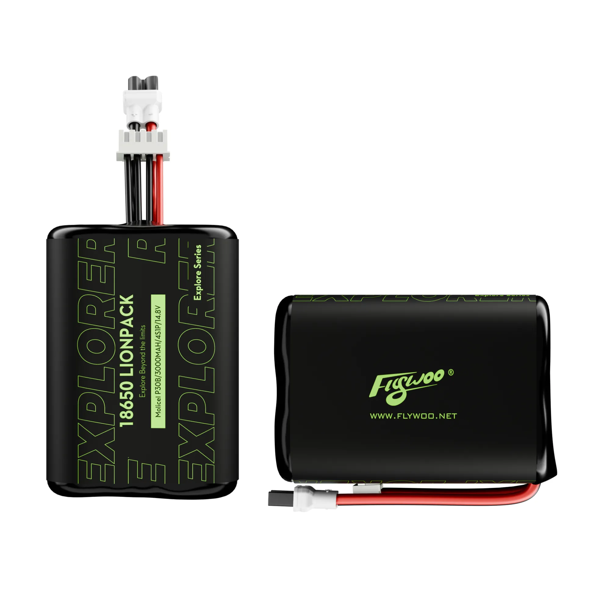 Akumuliatorius Flywoo Explorer Molicell 4S1P P30B 18650 3000mAh Lionpack - XT30 – vaizdas 2