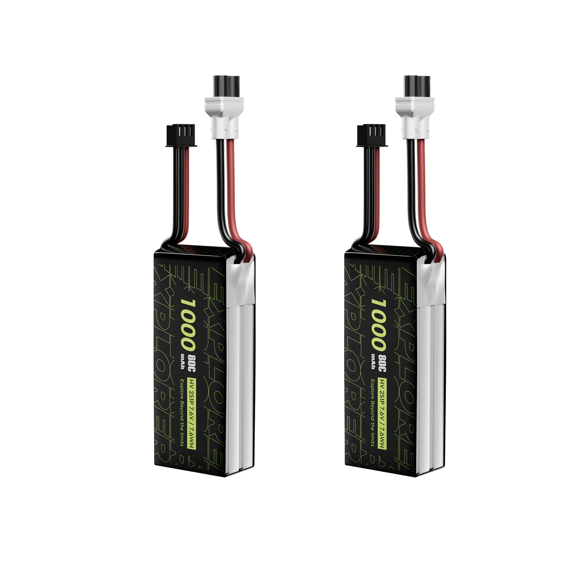 Akumuliatorius Flywoo Explorer 2S 1000mAh LiHV 80C - XT30 (2vnt)