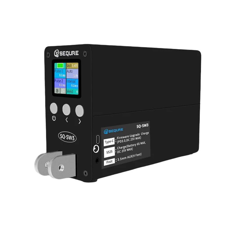 SEQURE SQ-SW3 kondensatorinis taškinis suvirinimo aparatas 18650 / 21700 ličio baterijoms – vaizdas 4