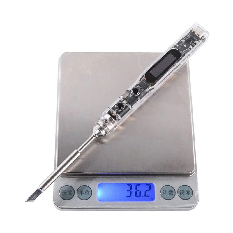 SEQURE SI012 Pro išmanusis OLED elektrinio lituoklio rinkinys su T12-B2 ir T12-BC2 antgaliais – vaizdas 6