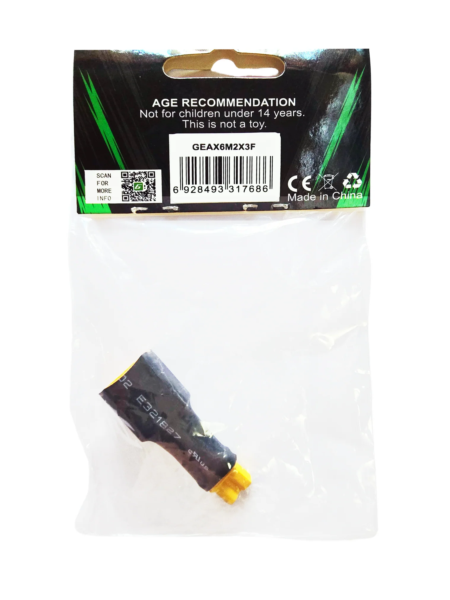 Gens Ace XT60 male į XT30 female adapteris – vaizdas 3