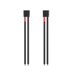 Flywoo Black XT30U Male Pigtail 18awg (2vnt)