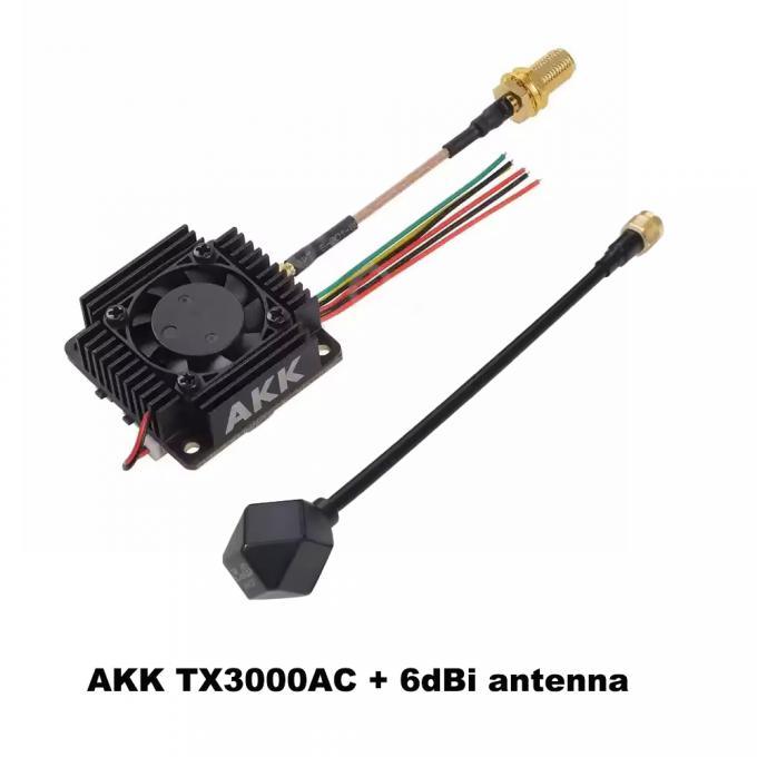 AKK TX3000AC 3W 5.8GHz 80CH FPV Video Transmitter – vaizdas 4